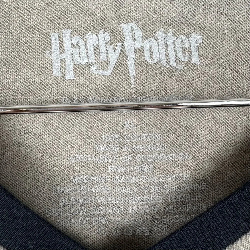 Vintage Harry‎ Potter Slytherin Malfoy V-Neck T-Shirt